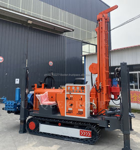 Nouvelle plate-forme de forage de puits d'eau sur chenilles à moteur diesel de 180m à 400m de portée avec moteur de pompe et composants de noyau de moteur opération facile - Product Image 6