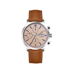 Nouvelle montre chronographe automatique mécanique 3LZF2 de Chine 2022, mouvement automatique, C9 superluminescent, acier, 40 mm, petits aiguilles noires - Product Image 2