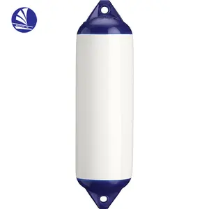 UV Protective Yacht Accessories Inflatable F Series Marine Yacht Blue and White F Series EVA Foam Boat Fender PVC Marine Buoy