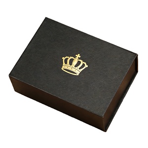 Custom Packaging Personalized Black Magnetic Closure Recyclable Matte Laminated Embossing Rigid Paperboard Paper Boxes <b>Gift</b> - Product Image 2