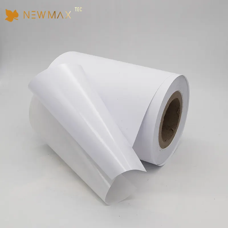 High Quality Self Adhesive Coated Semi Glossy Paper Sticker Glossy White Sticker Paper