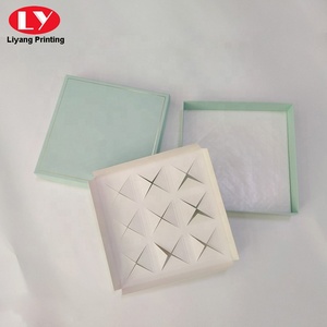 Tùy Chỉnh Thương Hiệu Logo Cao Cấp Sang Trọng Kẹo Hộp Quà Tặng Có Thể Tái Chế Sô Cô La Kẹo Món Quà <span class=keywords><strong>Macaron</strong></span> Hộp Với Divider - Product Image 3