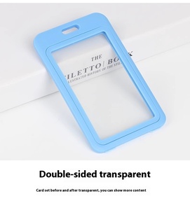 Hộp đựng thẻ nhân viên nhựa chất lượng cao, bán buôn trực tiếp, chất liệu PP, hộp đựng thẻ, hộp đựng thẻ nhân viên hai mặt nhìn thấy được, thương hiệu YILI - Product Image 2