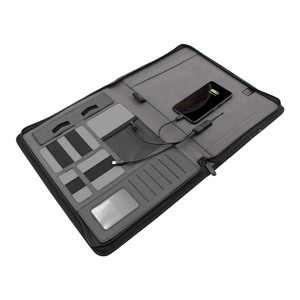 A4 đa chức năng PU da danh mục đầu tư ngân hàng điện USB điện thoại đứng dây kéo thư mục tập tin <span class=keywords><strong>Manila</strong></span> thư mục PM-01 văn phòng kinh doanh nộp hồ sơ - Product Image 2