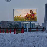 Affichages publicitaires électroniques LED d'extérieur P10 couleur pleine 4x8 pieds imperméables 8K, panneau d'affichage commercial, affichage numérique pour poteau de rue, magasin