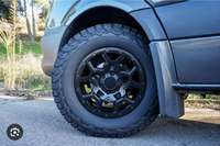Jantes de voiture HC multi-rayons noir mat design Overland 17x9.5 20x9.5 à déport profond tout-terrain pour Ford Ranger Raptor Toyota Tacoma