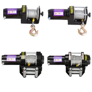 Araç Off-Road çekiş için elektrikli vinç 12v/24v çelik malzeme çelik tel ev kendini kurtarma vinç kaldırma vinci - Product Image 2