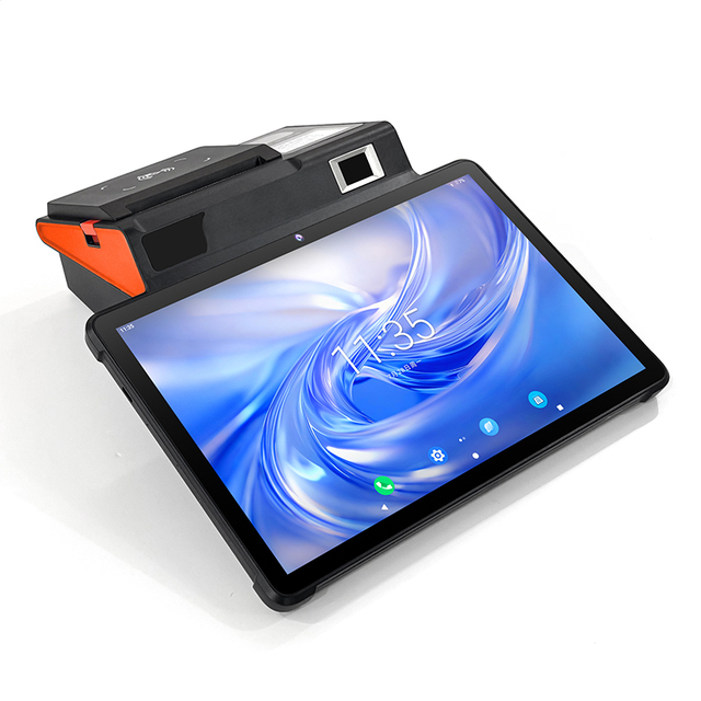 Industrial Biometric ID Criminal Investigation Fingerprint Tablet SIM NFC RFID Android 14 DL ID Card Check