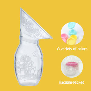 Extractor de Leche Manual de Silicona Completa, Extractor de Leche de Silicona Líquida, Recolector de Leche Materna Anti-derrame, Venta al por Mayor - Product Image 2