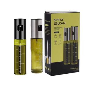 Bouteille pulvérisateur <span class=keywords><strong>d</strong></span>'<span class=keywords><strong>huile</strong></span> <span class=keywords><strong>d</strong></span>'<span class=keywords><strong>olive</strong></span> facile à nettoyer 100ML Bouteille pulvérisateur <span class=keywords><strong>d</strong></span>'<span class=keywords><strong>huile</strong></span> <span class=keywords><strong>d</strong></span>'<span class=keywords><strong>olive</strong></span> en acier inoxydable avec brosse et entonnoir pour barbecue cuisine pâtisserie - Product Image 1