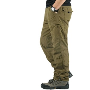 Combinaisons en velours épais pour l'automne et l'hiver, pantalons chauds pour hommes, pantalons décontractés de grande taille pour hommes - Product Image 1