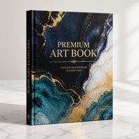 Livre cartonné personnalisé, impression numérique, reliure parfaite, papier d'art gaufré, livre personnalisé