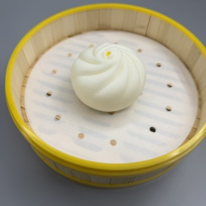 Papel de Hornear Redondo Perforado de Silicona, Resistente al Calor, Impermeable y Antiadherente para Cocinar Dim Sum y Dumplings - Product Image 3