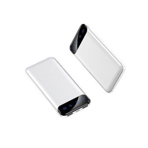 Batterie externe double USB avec écran LED 10000mAh, charge rapide, portable, logo personnalisé, chargeur mobile, batteries externes - Product Image 2