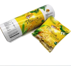Custom Printed Food Grade PET/VMCPP Sachet Packaging Potato Chips Bag Plastic Packaging Film Rolls