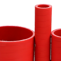 Connecteur de tuyau droit en silicone de 3 1/8'' (76 mm) de long pour la réparation de tuyaux de véhicules