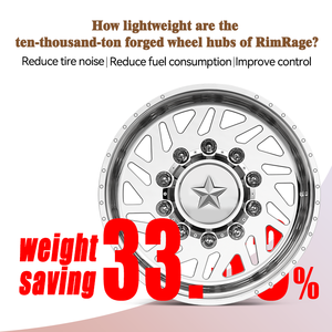 American Force 6H02 <span class=keywords><strong>Siege</strong></span> SD Jantes en alliage forgé Rims17-26Inch jantes de luxe polies et résistantes pour GMC Sierra3500HD - Product Image 2