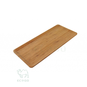 Plateau de service en bambou personnalisé, plateau de service pour petit-déjeuner à la maison - Product Image 2