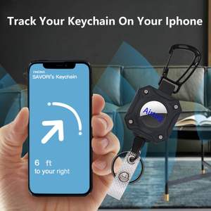 Heavy Duty Retractable Portable Badge Reel with Carabiner <b>Plastic</b> Wire Rope AirTag Clip Outdoor ID <b>Holder</b> - Product Image 3