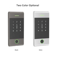 Lecteur de contrôle d'accès intelligent pour porte de bureau populaire 13,56 kHz Bluetooth TTlock App, lecteur de carte NFC, interphone de porte avec clavier numérique