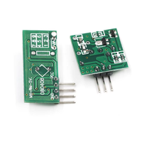 Module émetteur-récepteur RF sans fil 433 MHz/315 MHz 5 V, paire récepteur et émetteur super-réfratogénique pour télécommande