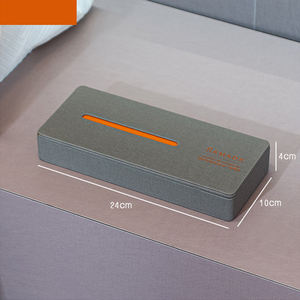 Fournitures d'équipements en cuir d'hôtel de luxe-Ensemble en cuir PU personnalisé avec porte-savon Guide de service - Product Image 3