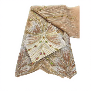 ผ้าลูกไม้ปักเลื่อมลายสัตว์สุดเซ็กซี่ คุณภาพสูง เป็นมิตรกับสิ่งแวดล้อม เหมาะสำหรับชุดเจ้าสาว ชุดงานแต่งงาน และงานปาร์ตี้ - Product Image 3