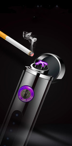 Bật Lửa Điện Hình Dạng Thanh Xì Gà Bật Lửa Điện Đôi Arc Windproof USB Bật Lửa Điện 113 - Product Image 4