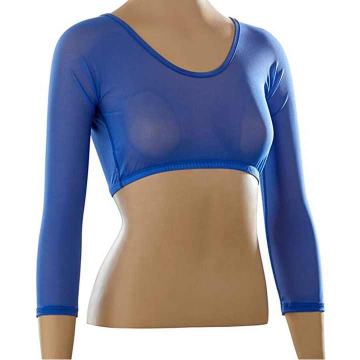 plus size sheer crop top