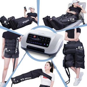 Máquina de masaje linfático de 8 cámaras de recuperación deportiva neumática secuencial CE médica para brazos, pecho y piernas - Product Image 6
