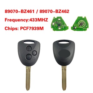 Clé télécommande d'origine CN007385 pour Toyota Raize <span class=keywords><strong>2023</strong></span>, 3 boutons, 433 MHz, PCF7939M, 89070-BZ461 / 89070-BZ462 - Product Image 1