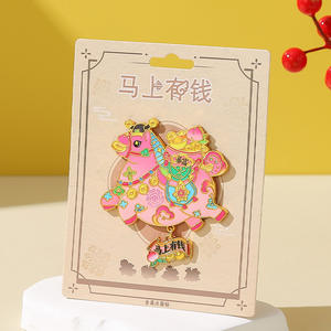 Imanes de Refrigerador Metálicos Personalizados, Diseño 3D, Adhesivos Metálicos para Refrigerador, Adhesivos Esmaltados para Refrigerador del Año del Caballo 2026 - Product Image 5