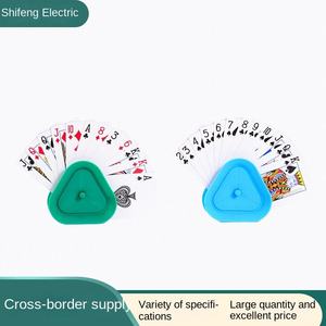 Porte-cartes <span class=keywords><strong>de</strong></span> poker triangulaire mains libres pour enfants et seniors, accessoires <span class=keywords><strong>de</strong></span> jeu à prise facile - Product Image 4