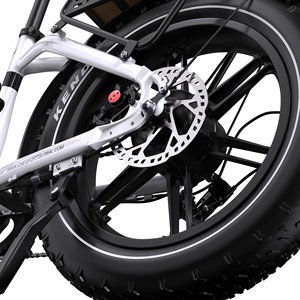 Bicicleta Eléctrica de Diseño Bajo con Cuadro Ancho para Hombres y Mujeres, Neumáticos Anchos KENDA, Frenos de Disco Dobles, Llanta Trasera, Gran Autonomía, 48V - Product Image 6