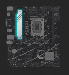 เมนบอร์ดใหม่เอี่ยม Prime B760M-K, รองรับ Intel B760 LGA 1700 mATX - Product Image 4