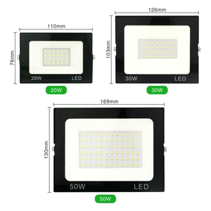 Foco de luz Led impermeable para exteriores, <span class=keywords><strong>Reflector</strong></span> portátil de 12 voltios, 20W, 30W, 50W, 12 V de CC, IP66 - Product Image 2