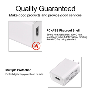 Adaptateur mural <span class=keywords><strong>USB</strong></span> à charge <span class=keywords><strong>rapide</strong></span> 5V 2A version américaine, puissance de sortie 10W, <span class=keywords><strong>chargeur</strong></span> de téléphone portable pour iPhone et accessoires de téléphone Android - Product Image 4