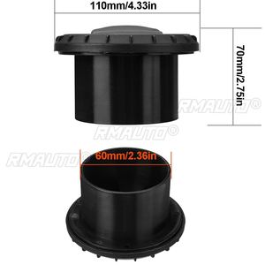 Salida de Ventilación Giratoria de 60mm / 75mm para Calefactor Eberspacher Webasto - Product Image 3