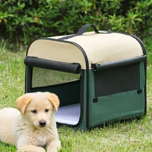 Chenil universel pour animaux de compagnie quatre saisons hiver chaud pliable grand chien chiot cage intérieur extérieur maison tente avec maille - Product Image 6