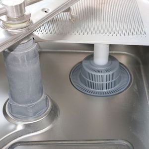 Lave-vaisselle professionnel encastrable sous comptoir en acier inoxydable pour hôtels, capacité 60 paniers/heure, autonome - Product Image 6