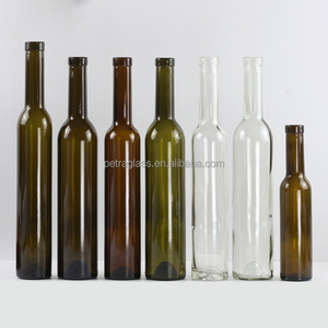 Chất Lượng Cao Rỗng 375Ml 500Ml 750Ml Hình Dạng Thủy Tinh Chai Rượu Vang Trong Suốt Hổ Phách Màu Xanh Lá Cây Rượu Vang Đỏ Chai Với Gỗ Nút Chai - Product Image 2