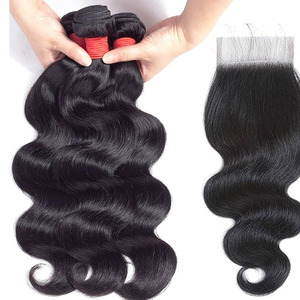 Indian Raw Unprocessed Human Hair Loose Wave Extensions – Double Machine Weft Best Price Wholesale Supply - Product Image 3
