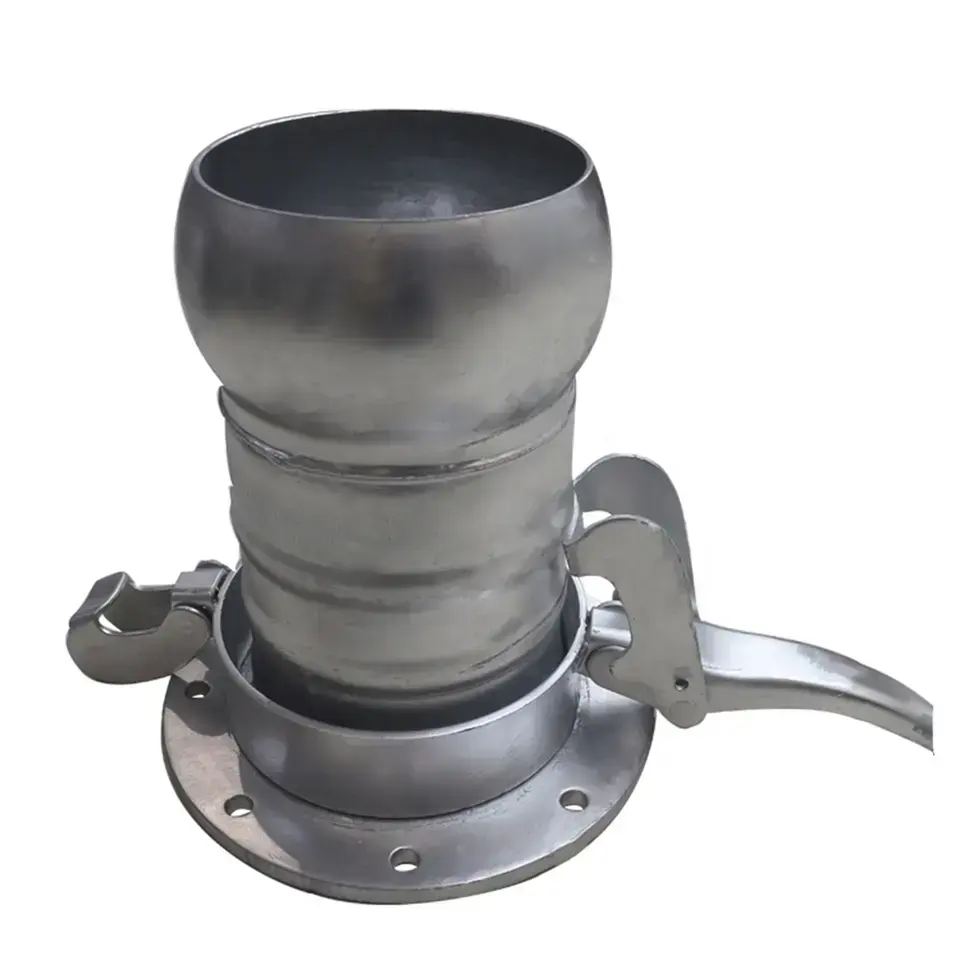 Waste Water Industry Project 8inch Male & Female Bauer Coupling Flange Connection