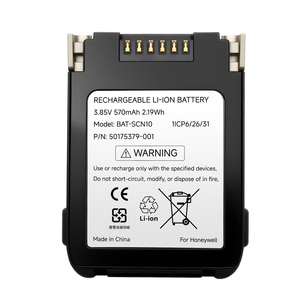 Batterie lithium-ion de remplacement pour lecteur de codes-barres 3,85 V 570 mAh pour Honeywell BAT-SCN10 50175379-001 rechargeable - Product Image 1