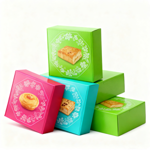 กล่องกระดาษใส่อาหารรักษ์โลก <span class=keywords><strong>พ</strong></span>ิม<span class=keywords><strong>พ</strong></span>์โลโก้ได้ กล่องกระดาษแข็งสำหรับขนมหวาน บรรจุภัณฑ์สำหรับ<span class=keywords><strong>คั</strong></span><span class=keywords><strong>พ</strong></span><span class=keywords><strong>เค้ก</strong></span> คุกกี้ และลูกอม - Product Image 1