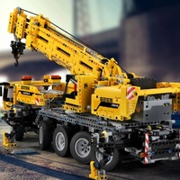MOULD KING 13107 RC technique 2590 pièces MOC-0853 moteur puissance Mobile grue MK II Construction Crane modèle Construction blocs de Construction briques