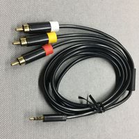 Câble Audio-vidéo de remplacement Composite, 3RCT, pour box xbox 360 E, câble AV