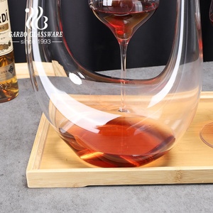 <span class=keywords><strong>Carafe</strong></span> à vin en <span class=keywords><strong>cristal</strong></span> soufflé à la main <span class=keywords><strong>de</strong></span> 1200 ml en forme <span class=keywords><strong>de</strong></span> cygne, design élégant, <span class=keywords><strong>carafe</strong></span> à vin artisanale sans plomb pour cadeaux d'affaires - Product Image 5