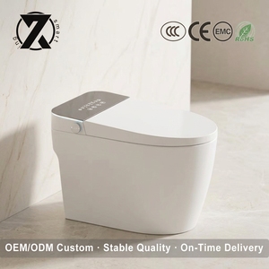 Les designers recommandent la <span class=keywords><strong>toilette</strong></span> intelligente <span class=keywords><strong>de</strong></span> dernière génération pour les familles européennes et américaines, avec siège chauffant, couvercle automatique et télécommande. - Product Image 1