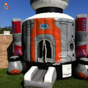 Château gonflable commercial en PVC, château gonflable, trampoline gonflable avec toboggan - Product Image 5